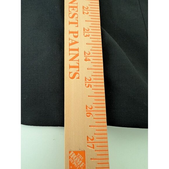 Talbots Blazer Womens Size 12 Black Wool Blend Working Cuffs 2 Button Jacket - Picture 11 of 11